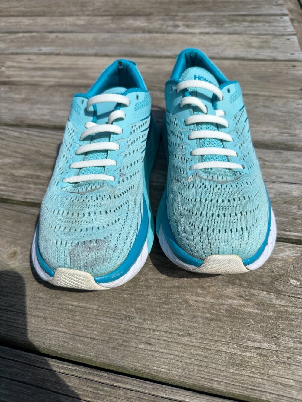 Hoka Arahi 4 Running Shoes Womens Size 8.5 D Blue Sneakers Tennis Shoes Wide - Picture 11 of 11